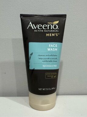 Aveeno Active Naturals Men’s Face Wash - Fragrance Free Soothing Oat